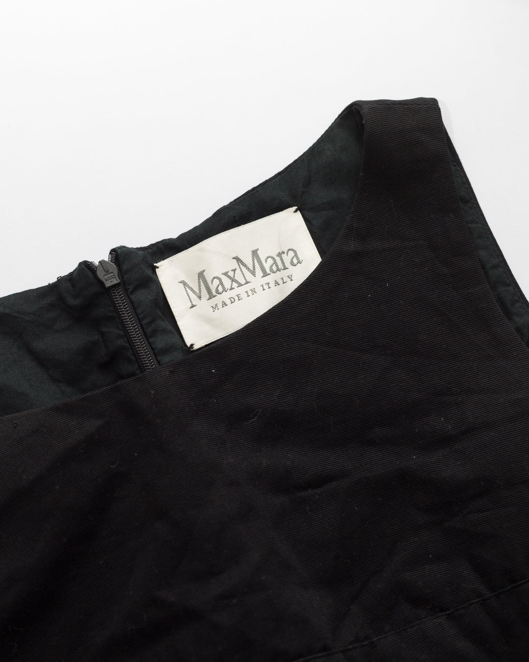 MaxMara Minimalist Black Dress