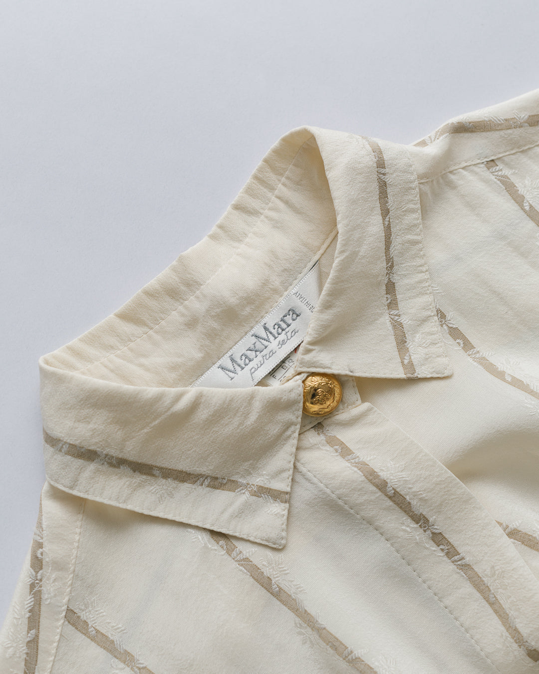 MaxMara Pure Silk Button Down