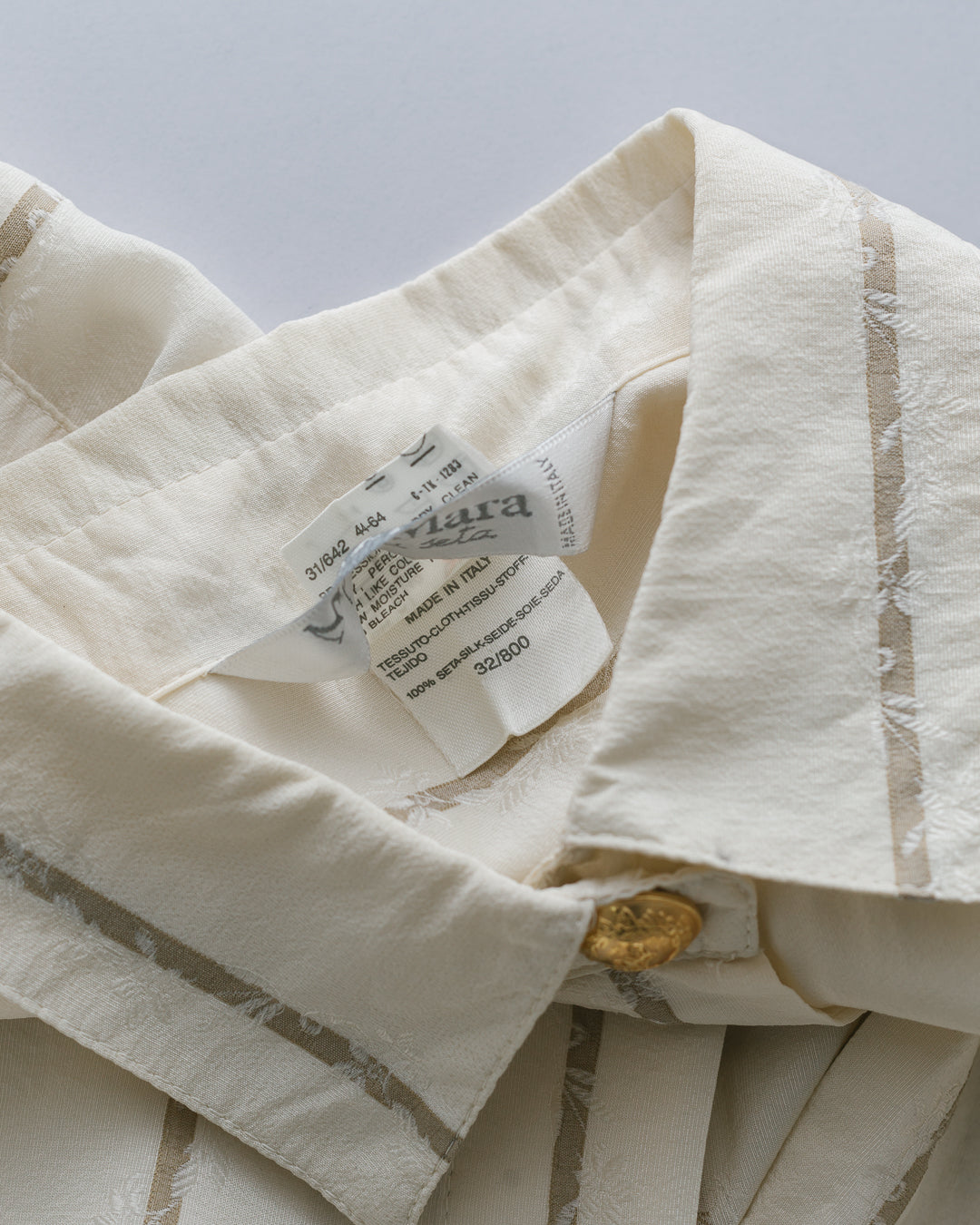 MaxMara Pure Silk Button Down