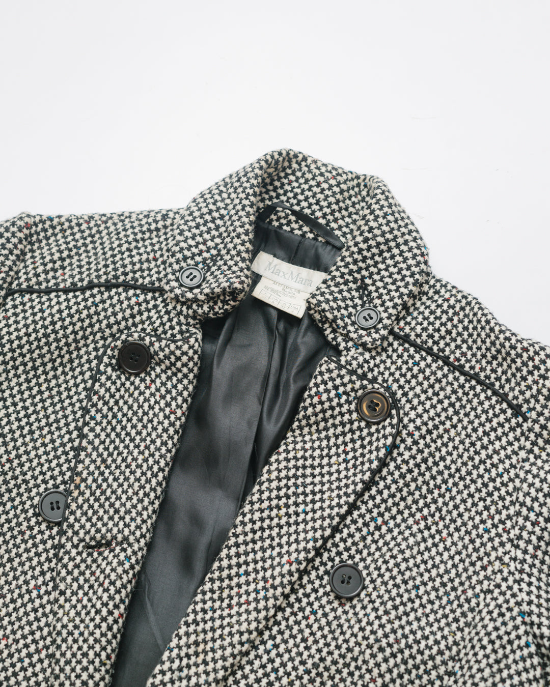 *MaxMara Wool & Cotton Short Coat