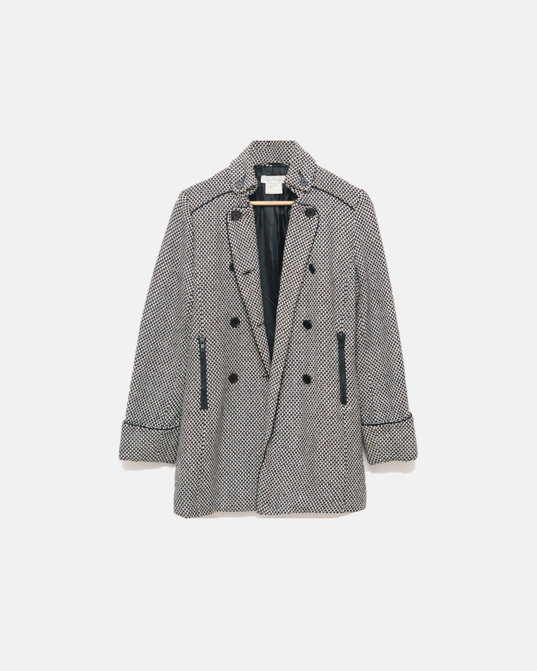*MaxMara Wool & Cotton Short Coat