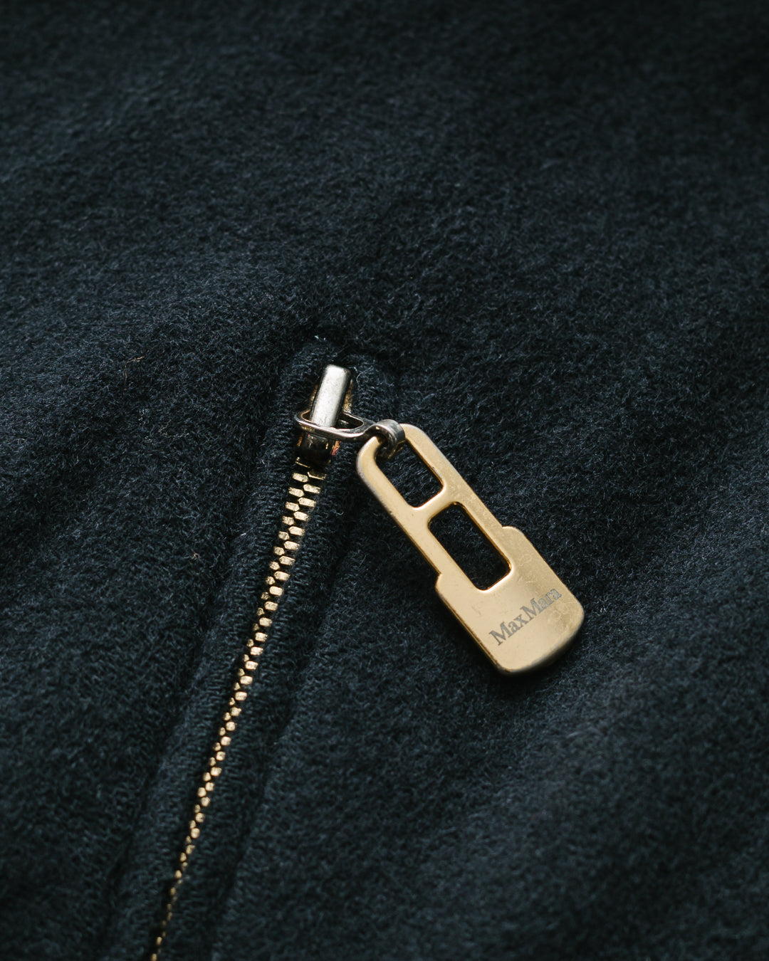 MaxMara Wool Zip Up Jacket