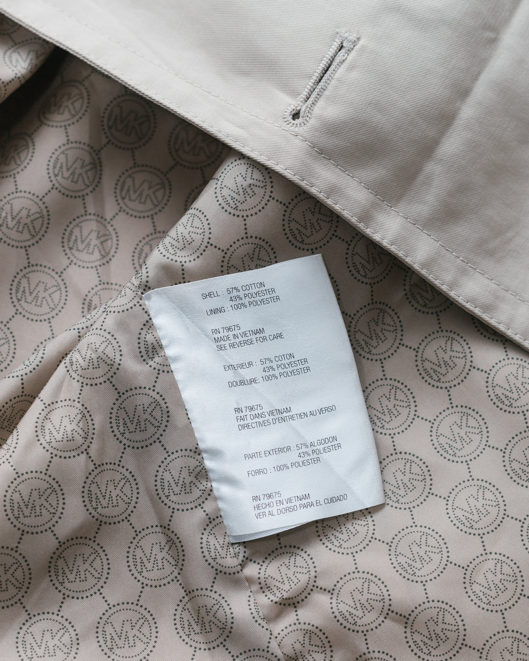 Michael Kors Short Trench
