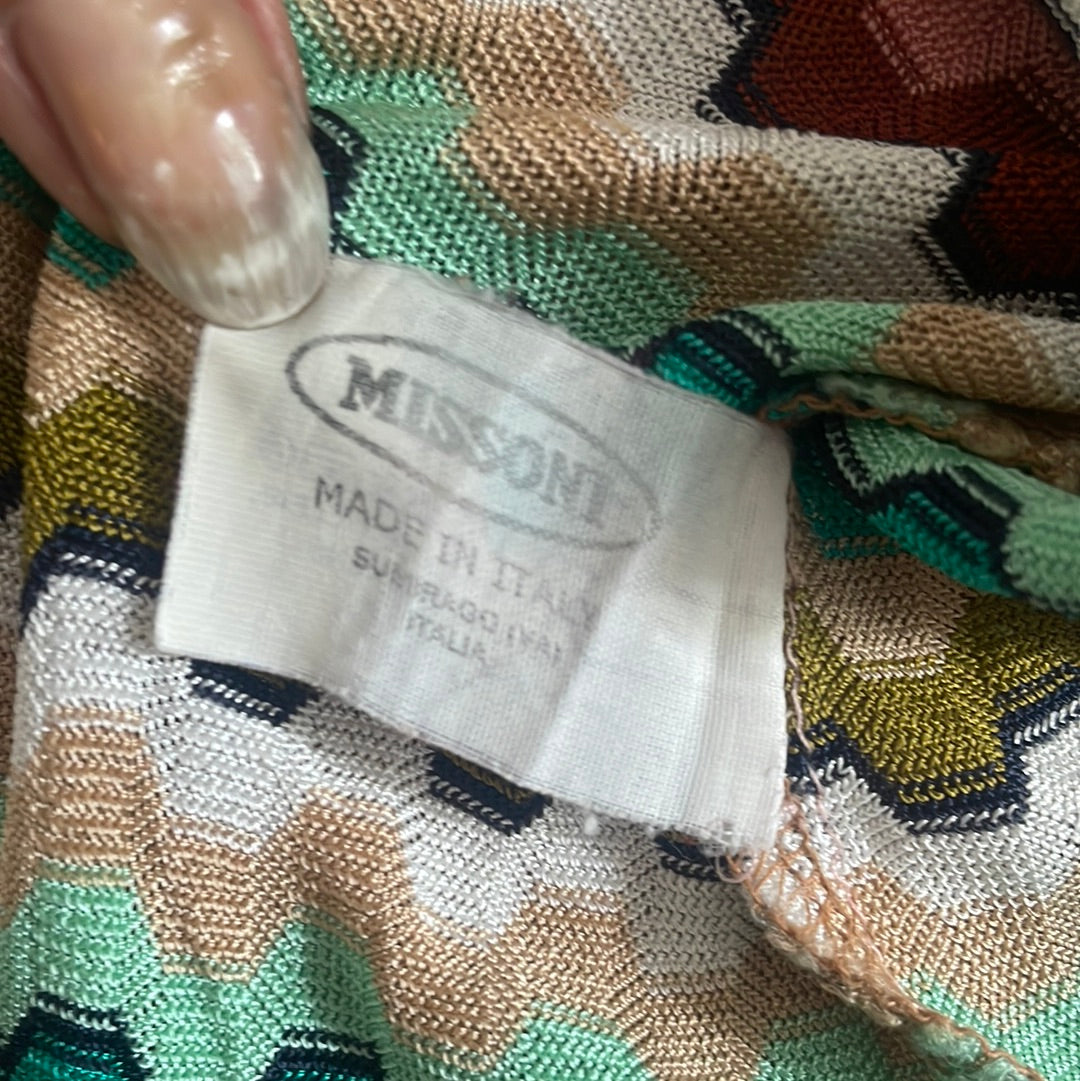 Missoni Knit Polo Neck Top
