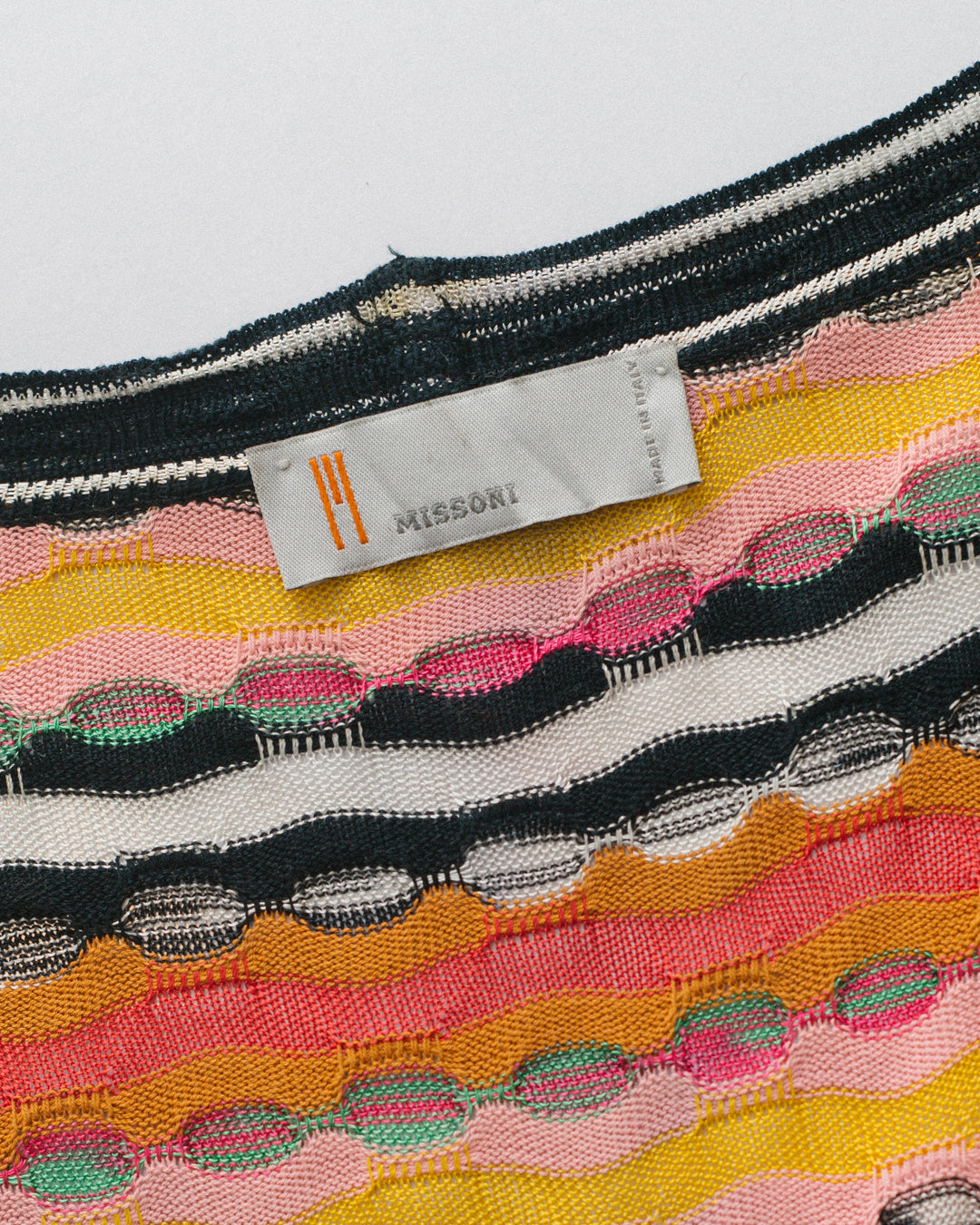 Missoni Knit Tie Up Front Cardigan