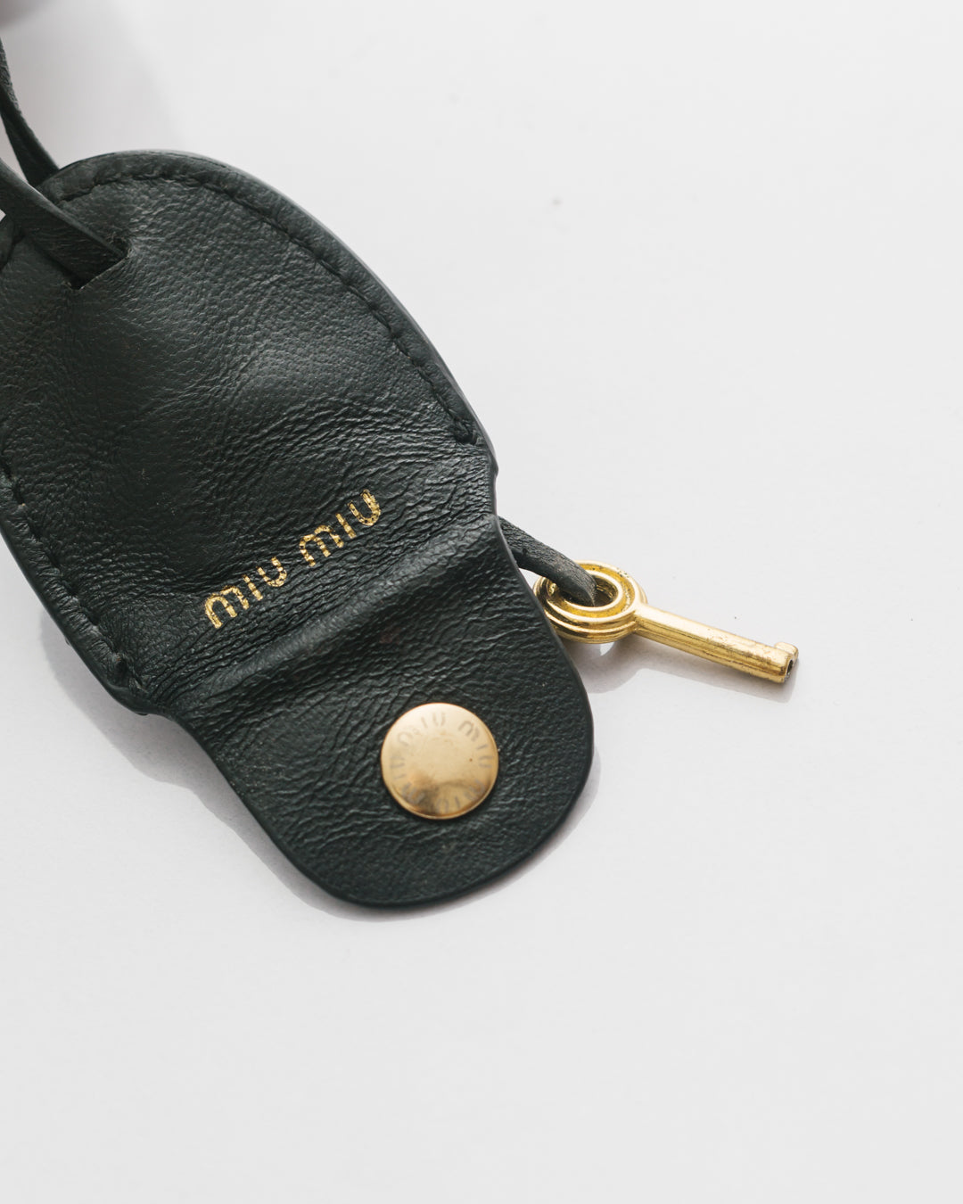Miu miu matelasse coffer bag in black