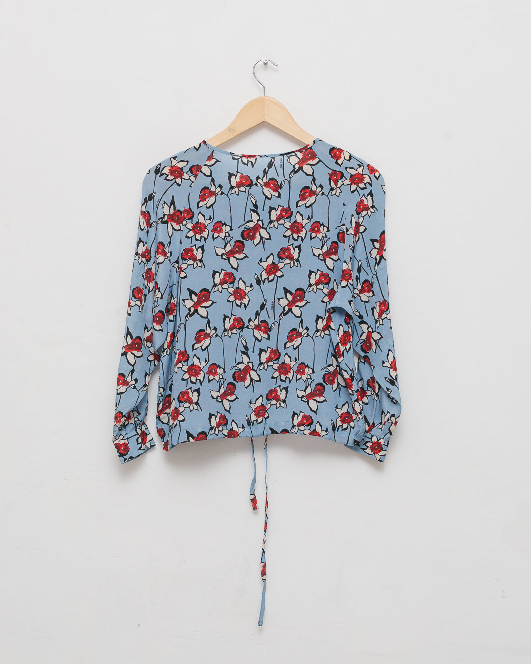Miu Miu Printed Silk Top