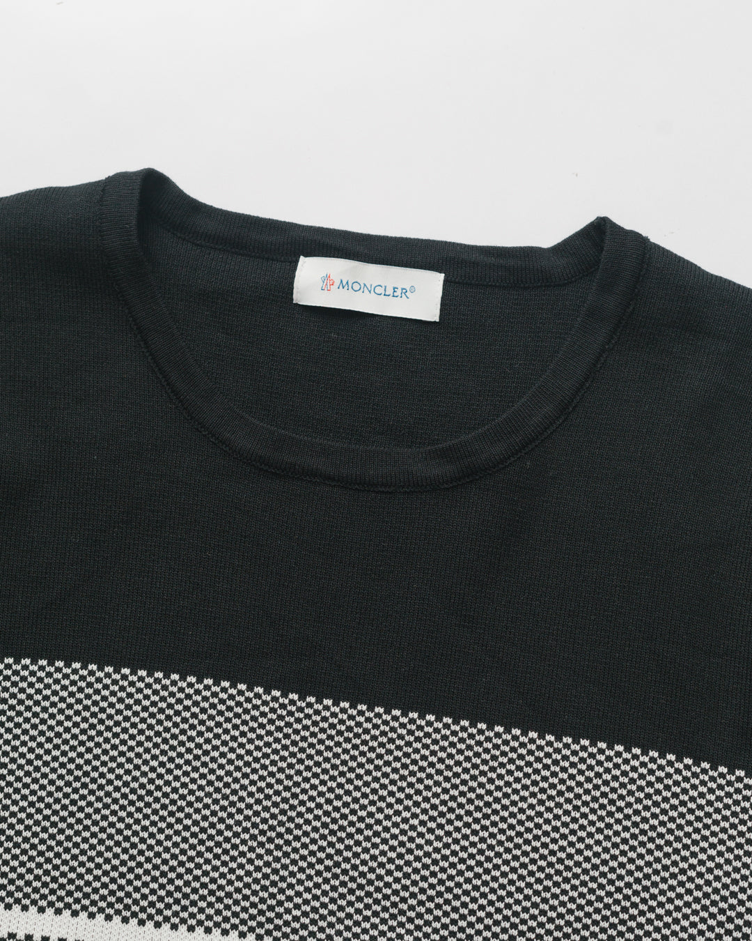 Moncler Striped Knit Cropped Top