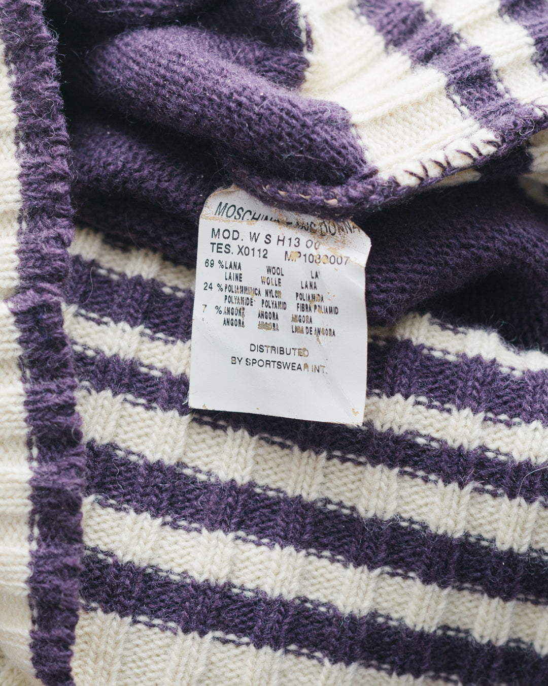 Moschino Angora Blend Knit Cardigan