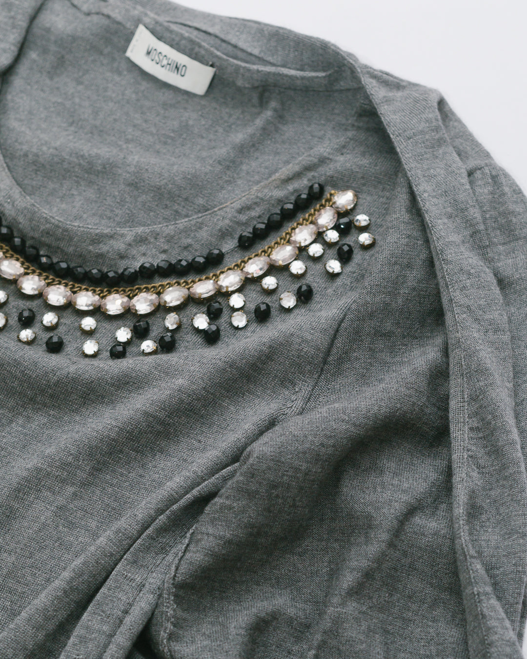 Moschino Embellished Knit Top