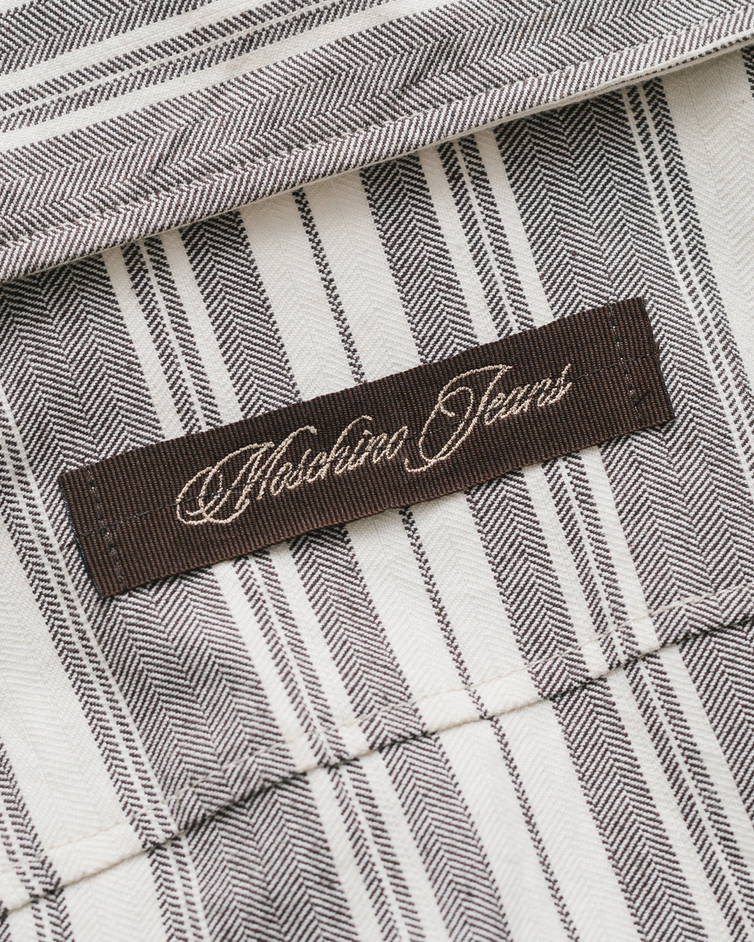 Moschino Jeans Striped Biker Jacket