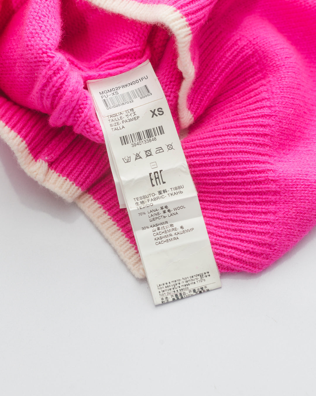 MSGM Fuchsia Knit Pullover