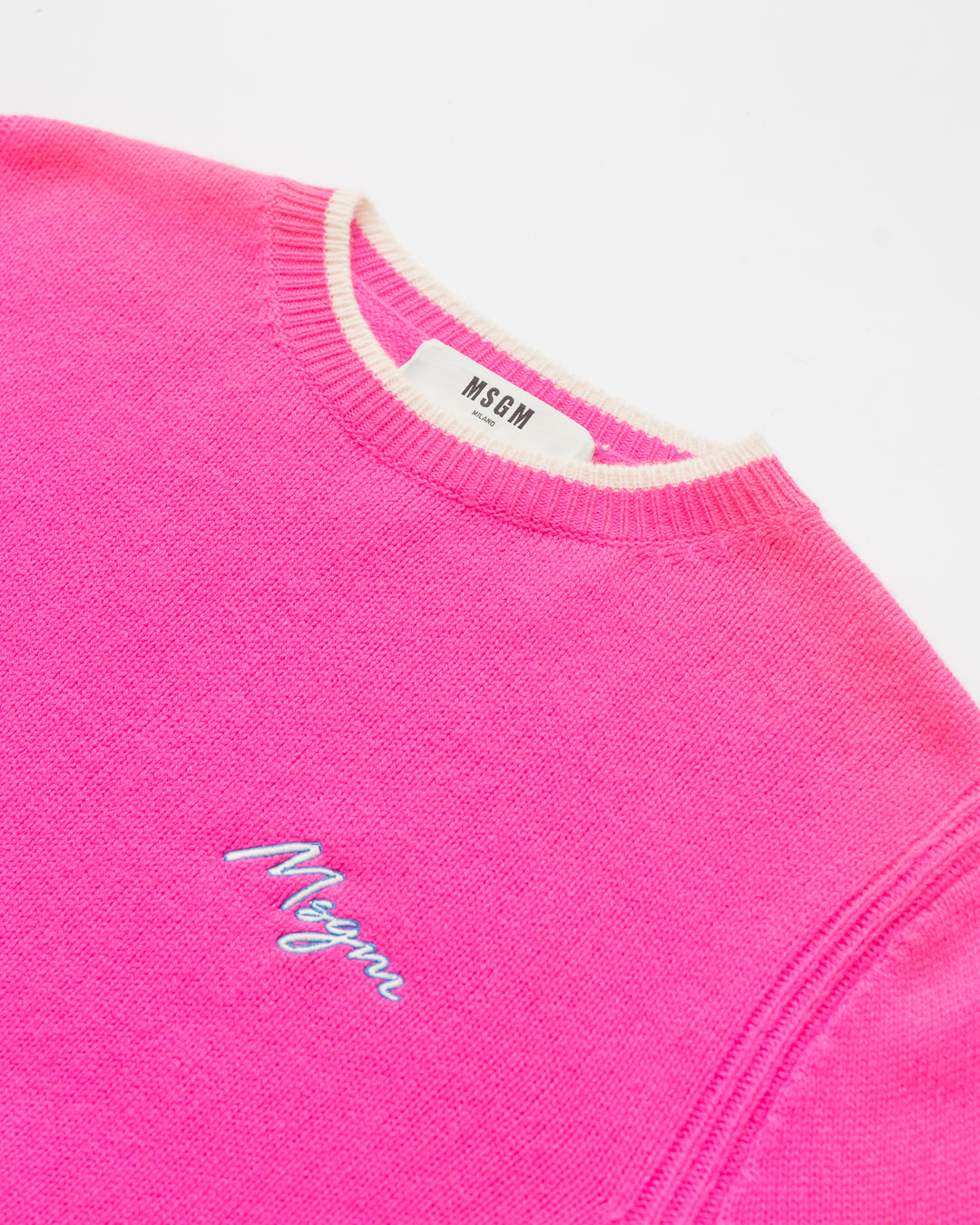 MSGM Fuchsia Knit Pullover