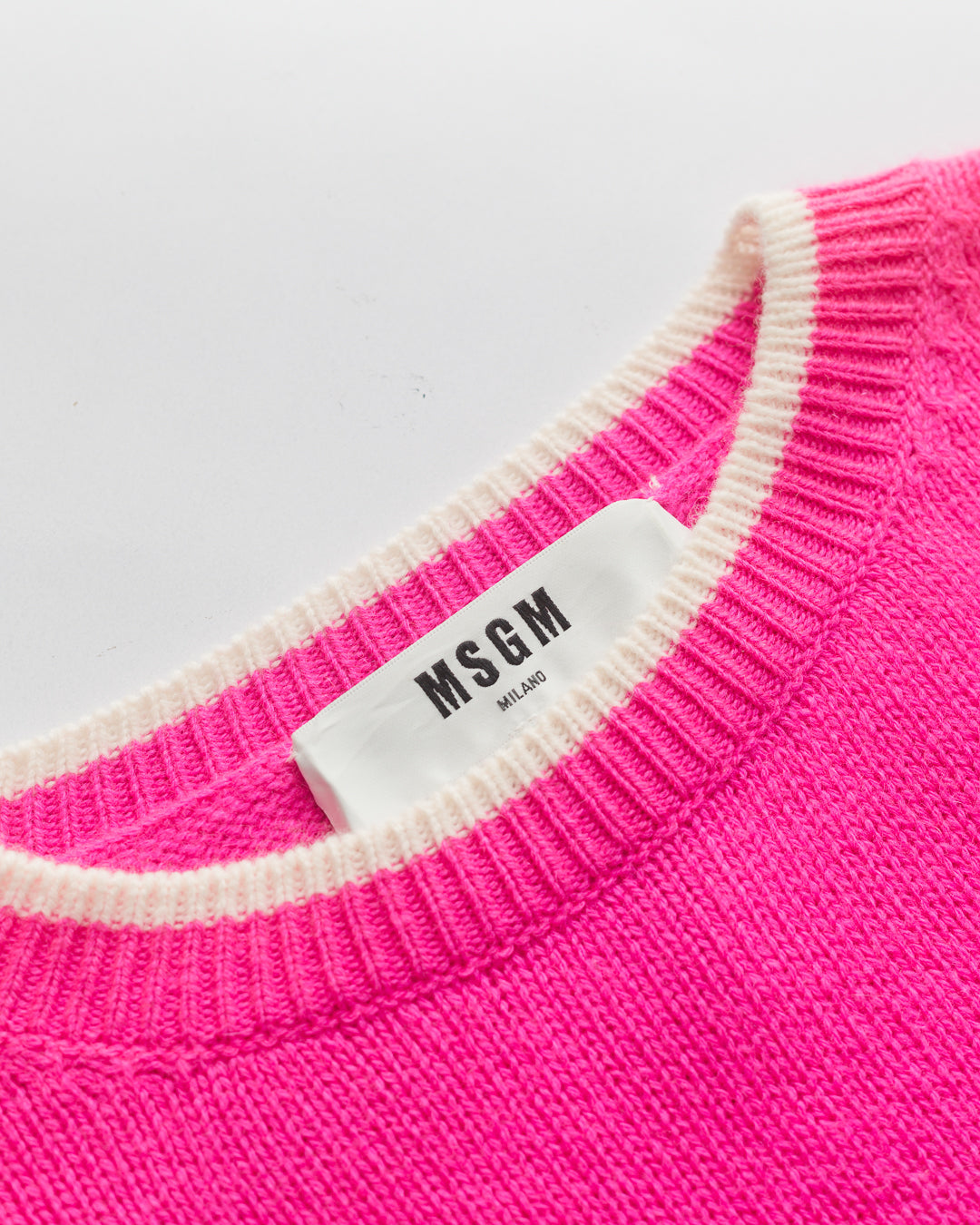 MSGM Fuchsia Knit Pullover