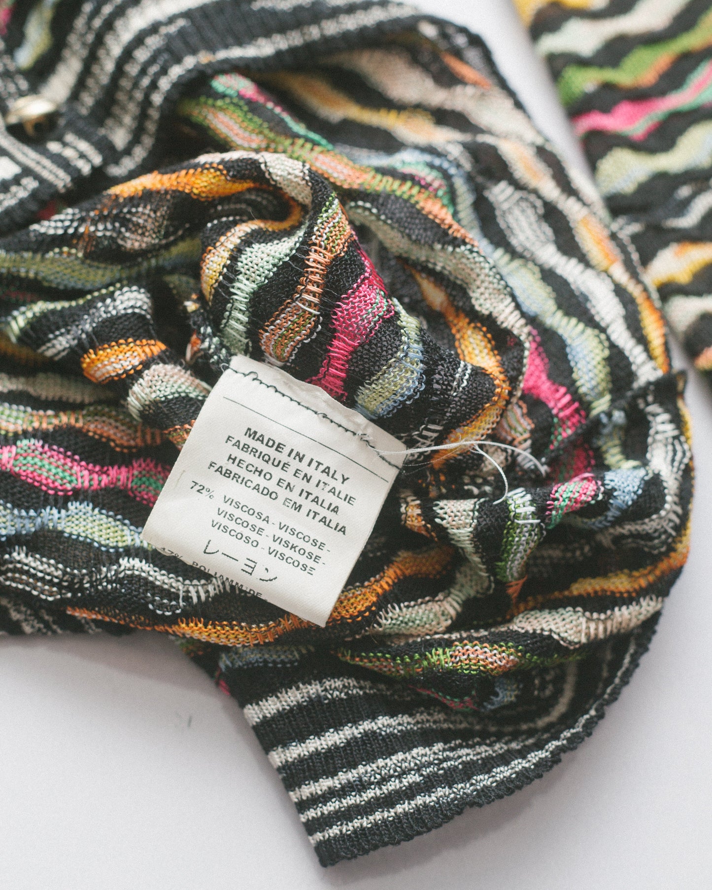 Multicolour knit cardigan