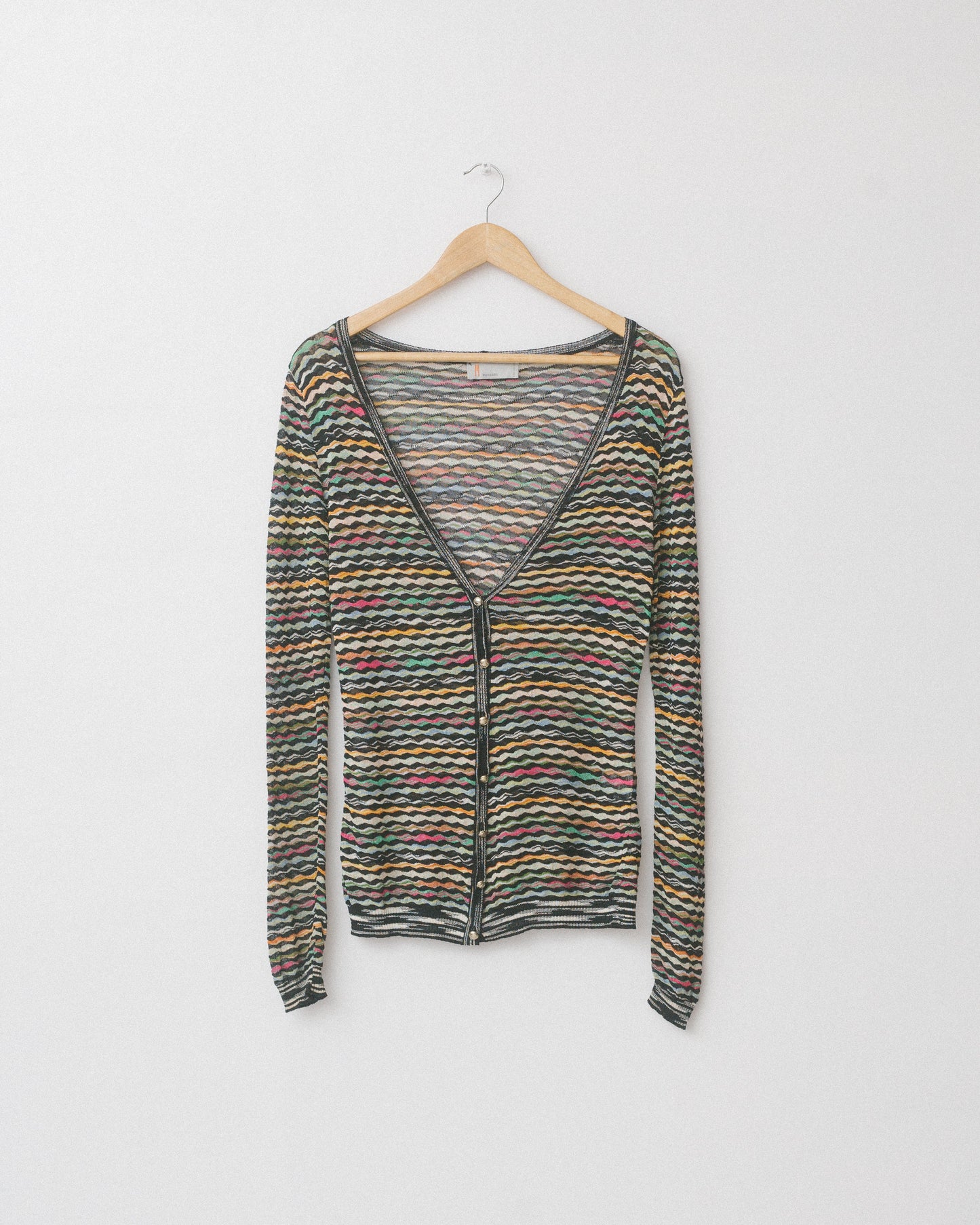 Multicolour knit cardigan