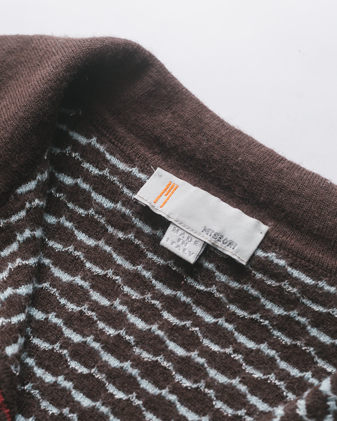 Missoni patterned knit open cardigan