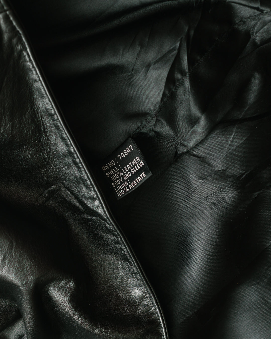 Pure Leather Long Line Jacket