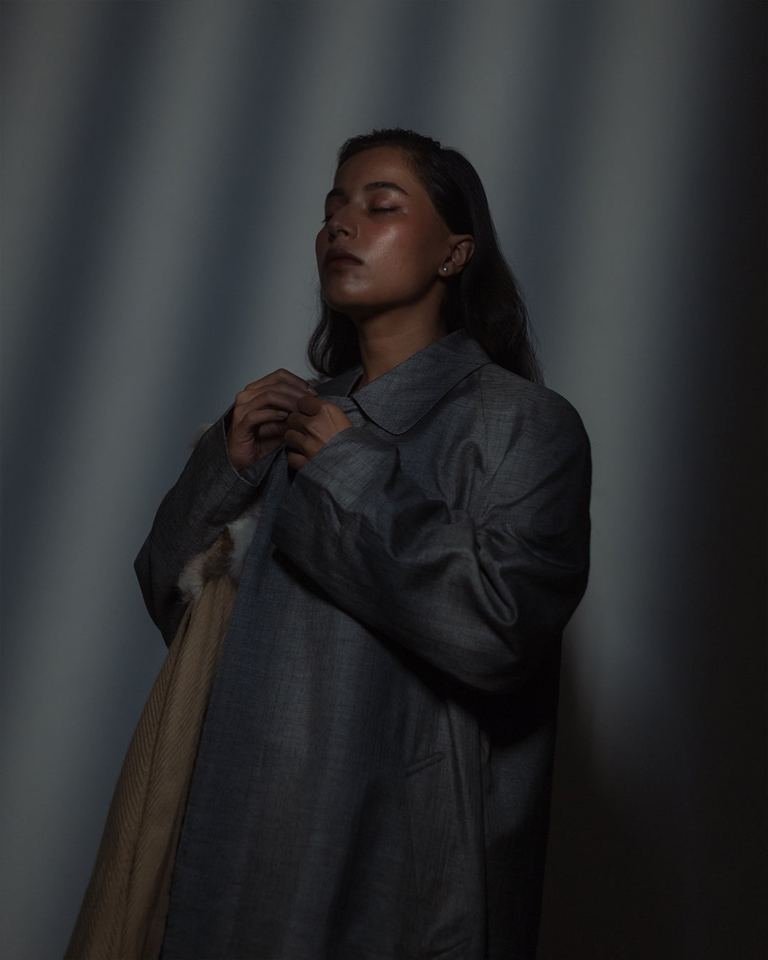 Lanvin silk coat