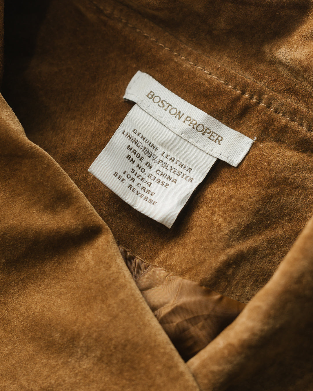 Pure Suede Ruffle Detail Jacket