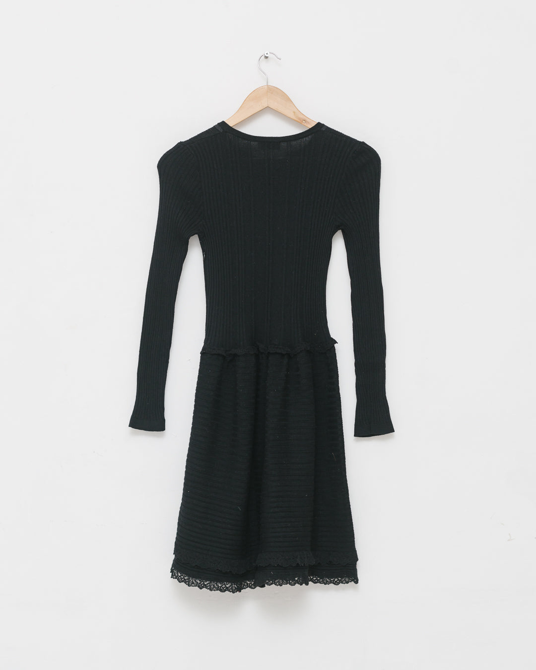 Red Valentino Ribbed Knit Dress