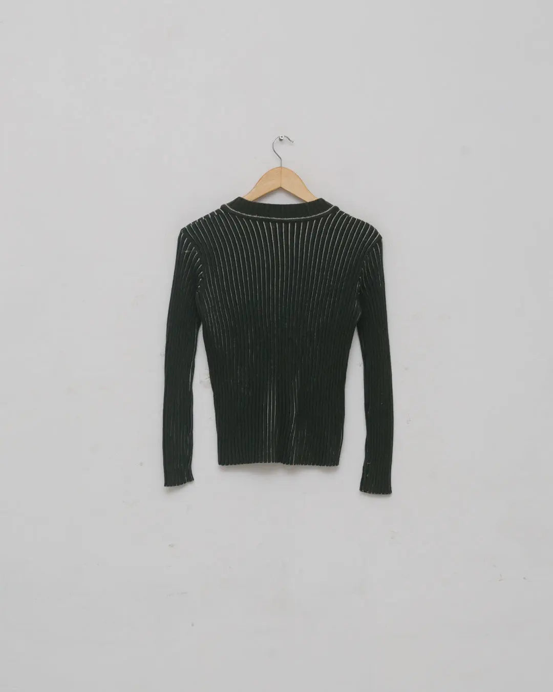 Armani Collezioni Ribbed Knit Pullover