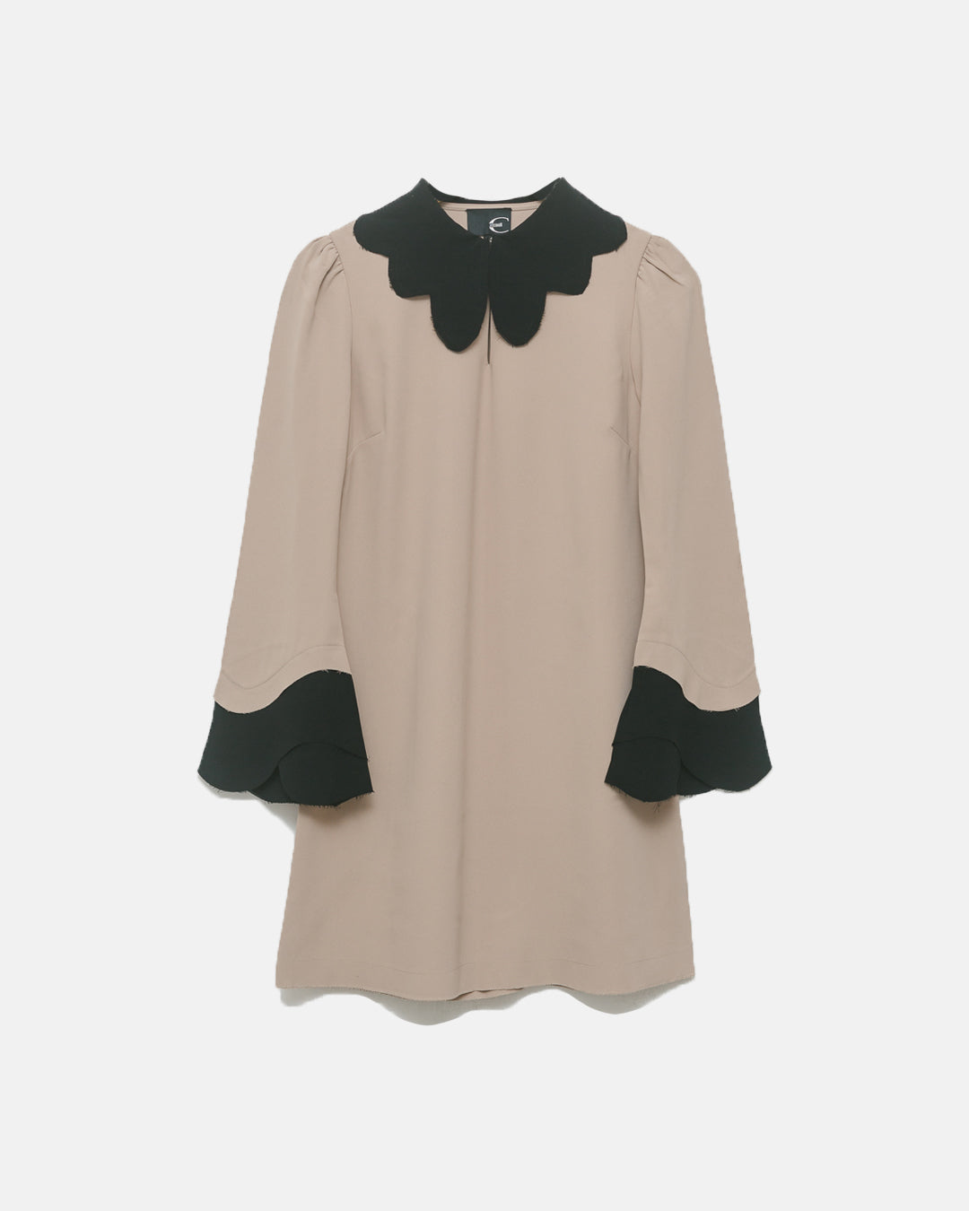 Roberto Cavalli Scallop Hem Dress