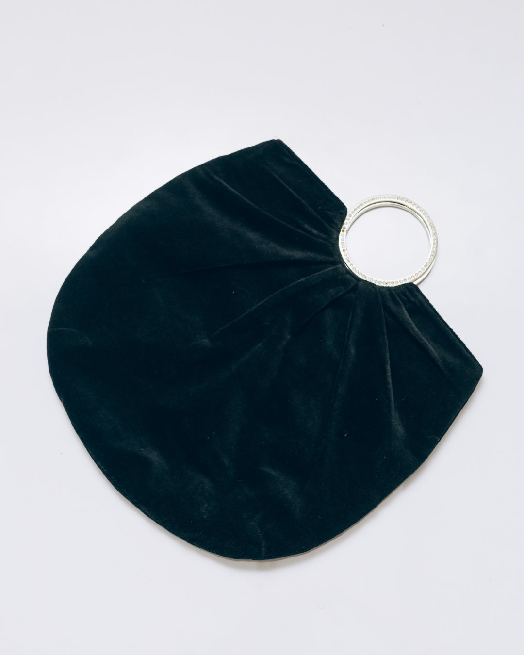 Ruched Velvet Carry