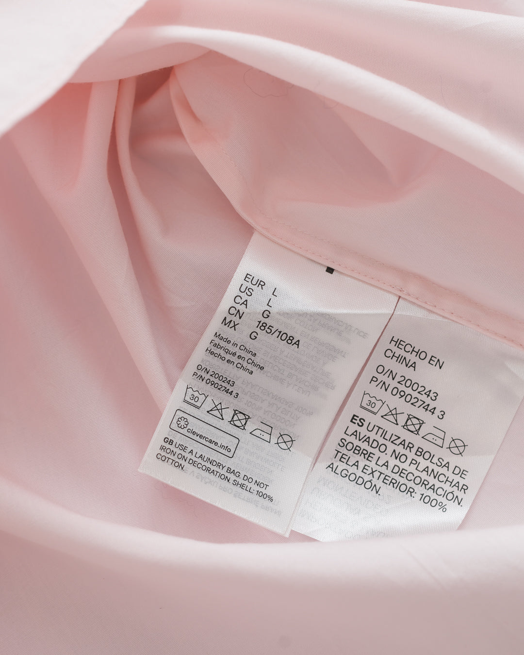 Simone Rocha x HM Powder Pink Button Down