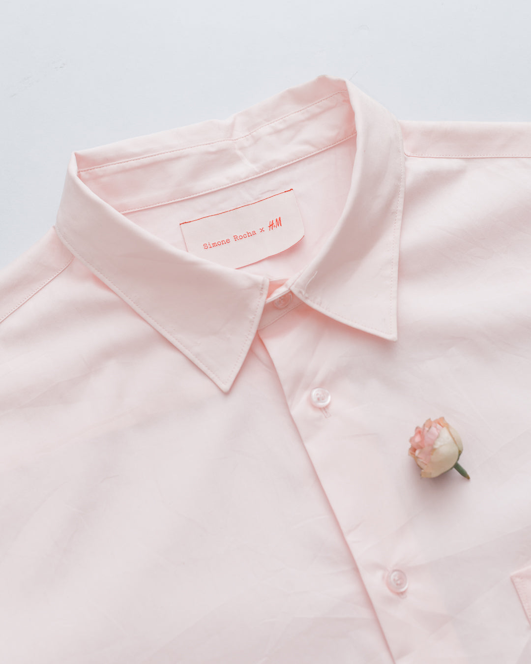 Simone Rocha x HM Powder Pink Button Down