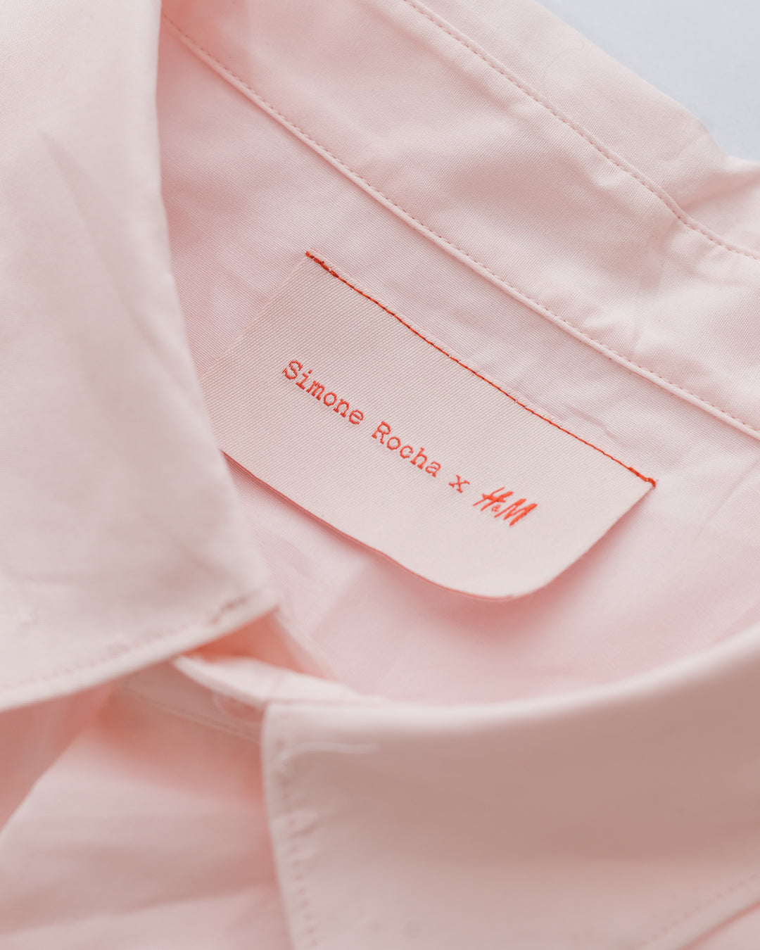 Simone Rocha x HM Powder Pink Button Down