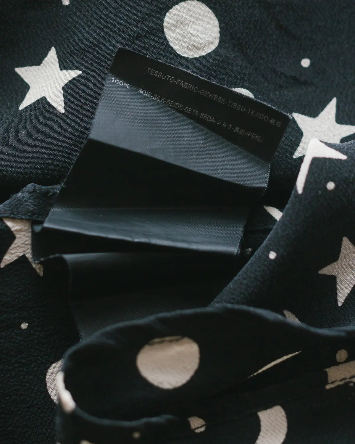 Saint laurent stars & moon silk shirt
