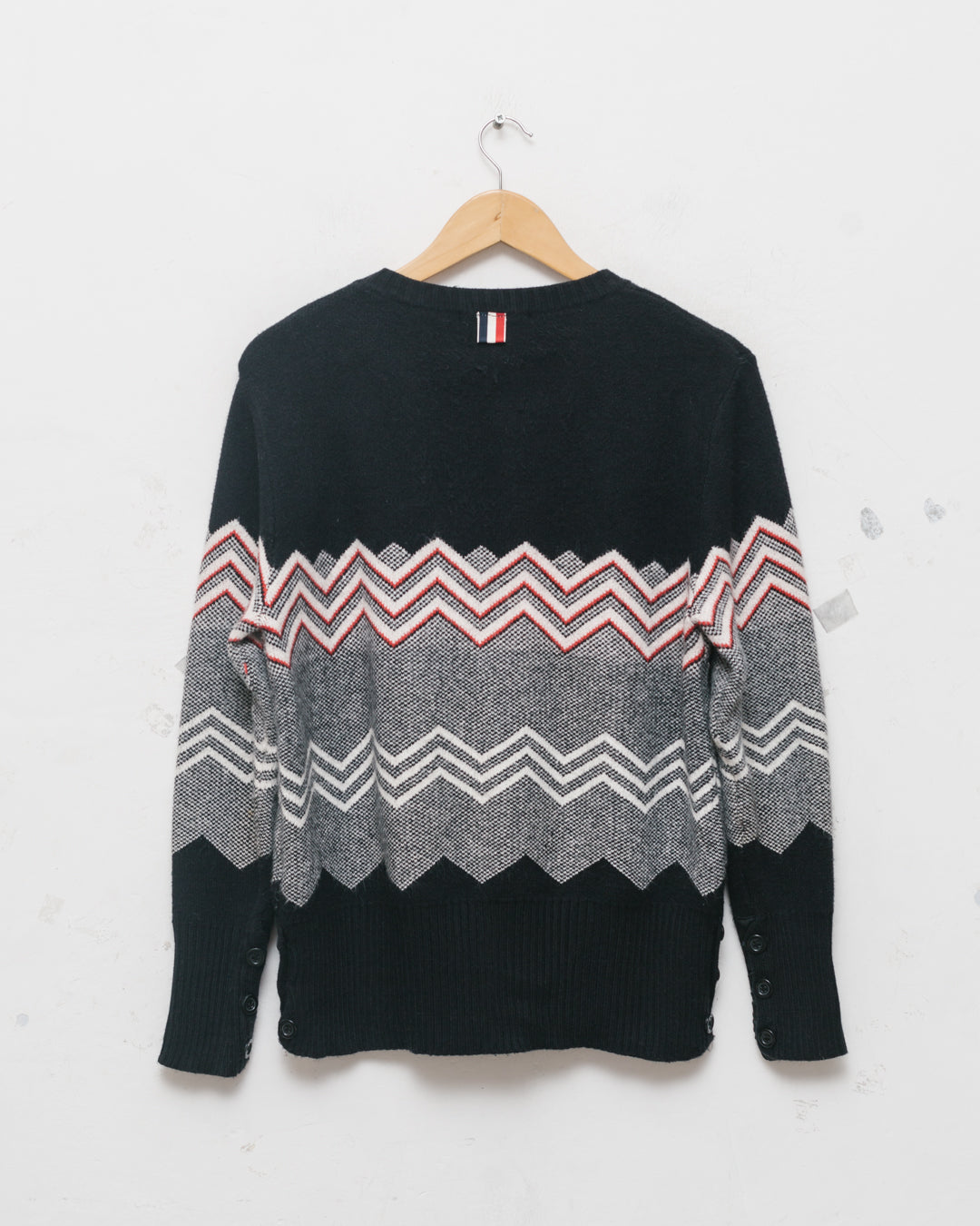 Thom Browne Chevron Knit Pullover