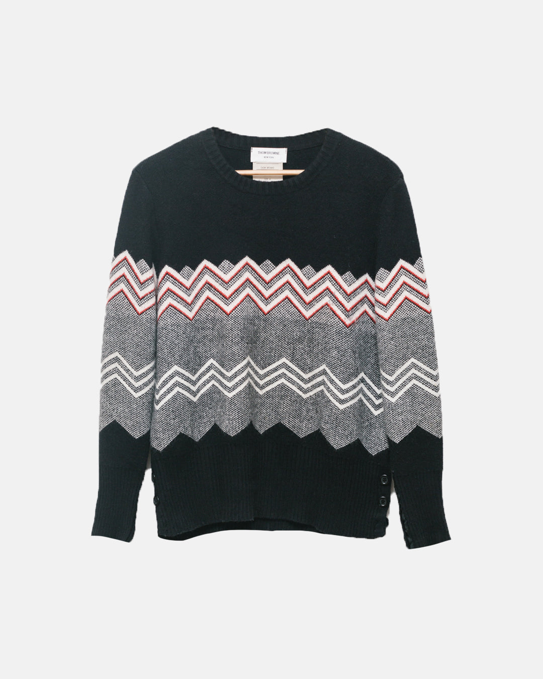 Thom Browne Chevron Knit Pullover