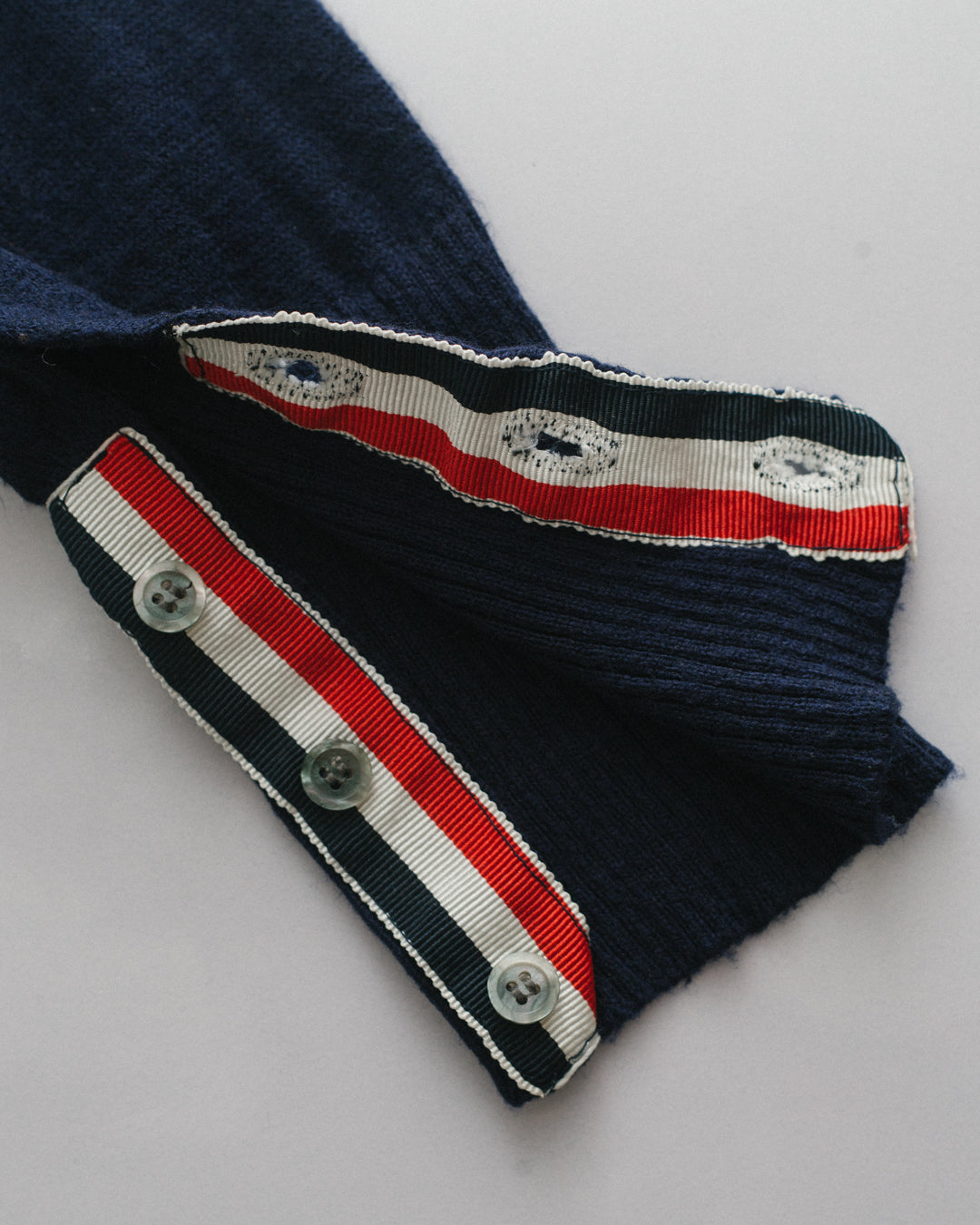 Thom Browne Minimalist Navy Pullover