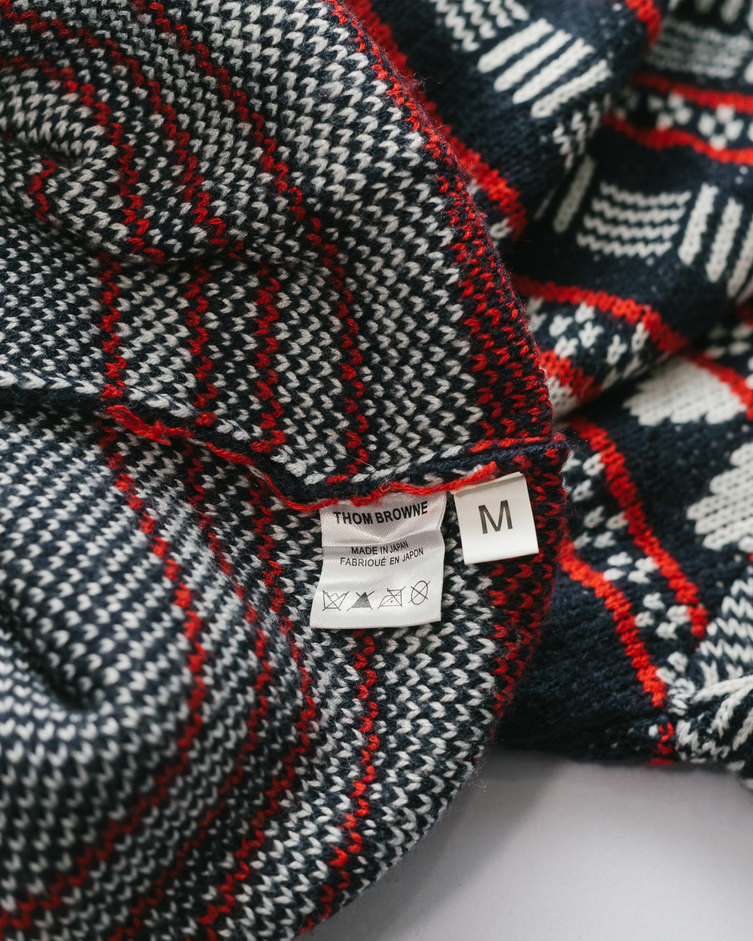 Thom Browne Patterned Knit Cardigan
