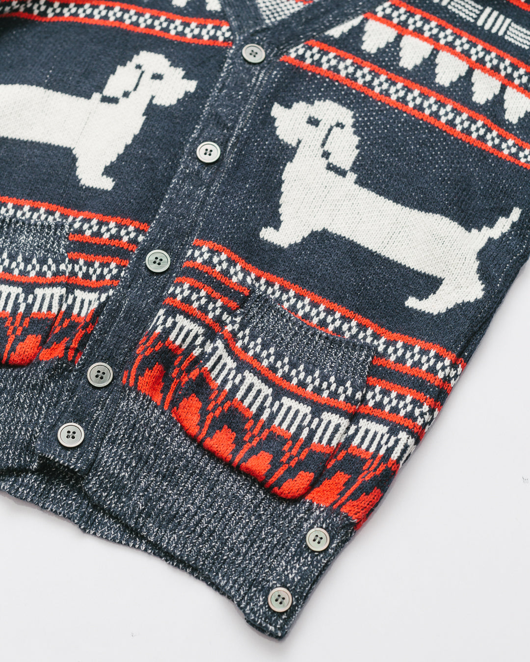 Thom Browne Patterned Knit Cardigan