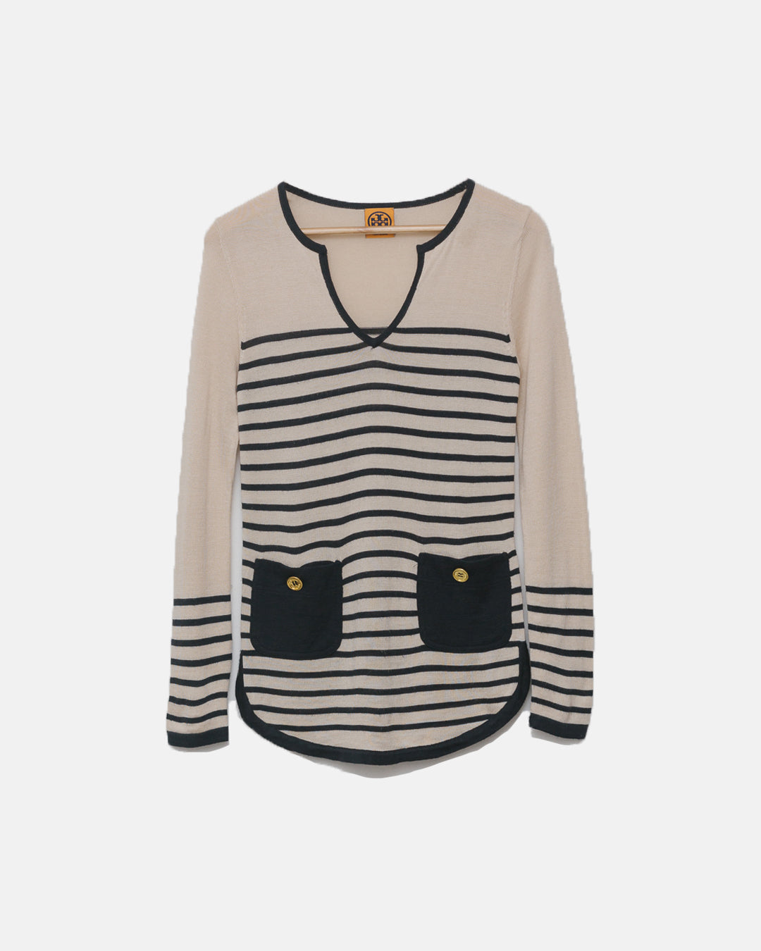 Tory Burch Knit Long Line Top