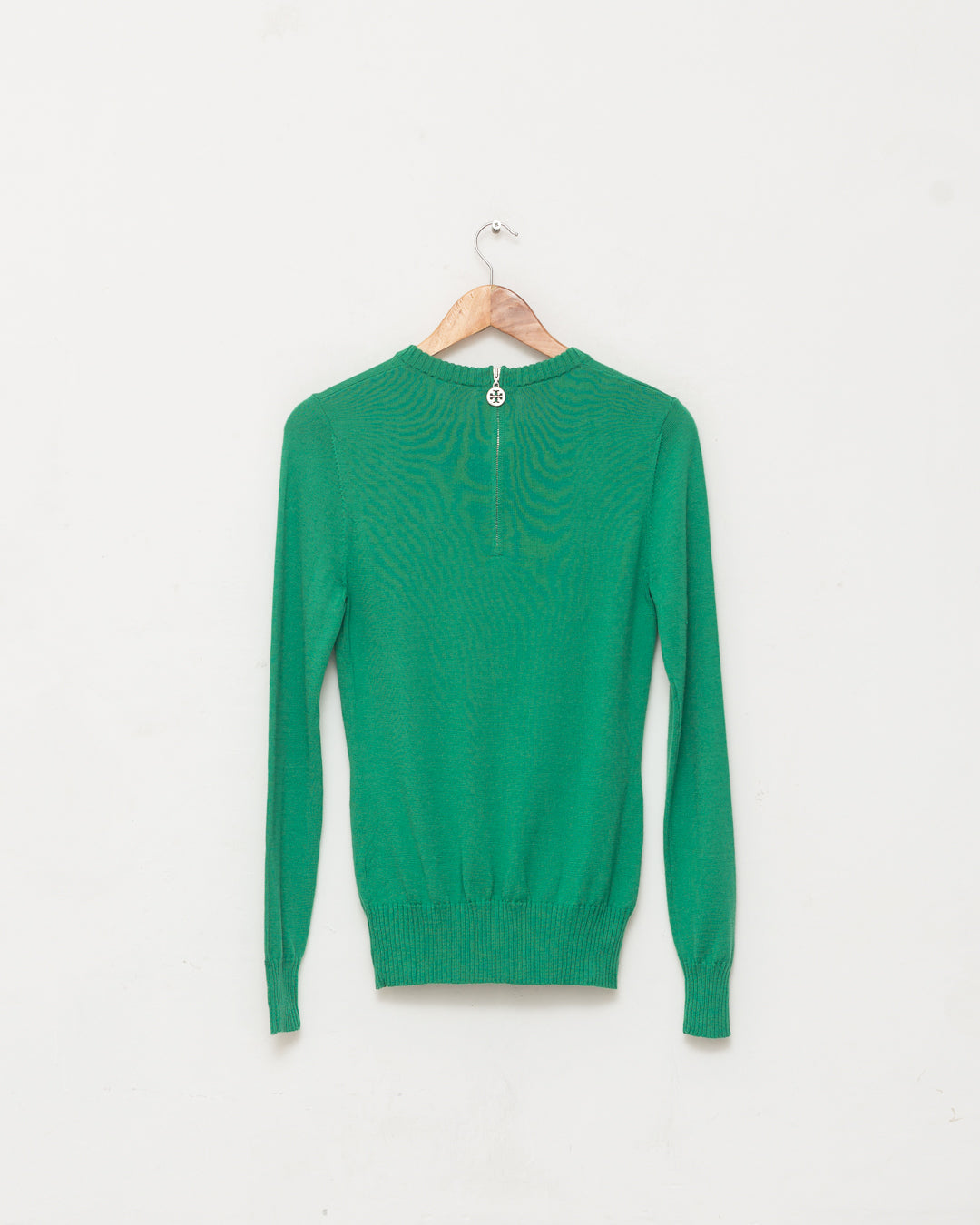 Tory Burch Logo Front Knit Pullover