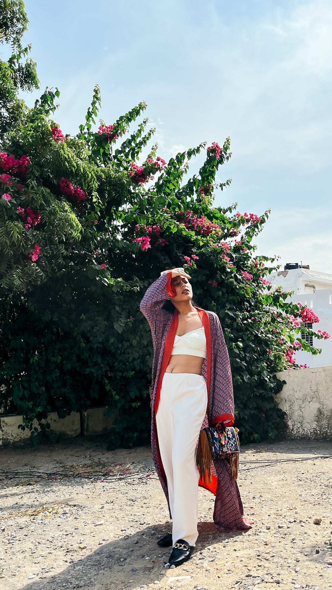 Upcycled Silk Cape