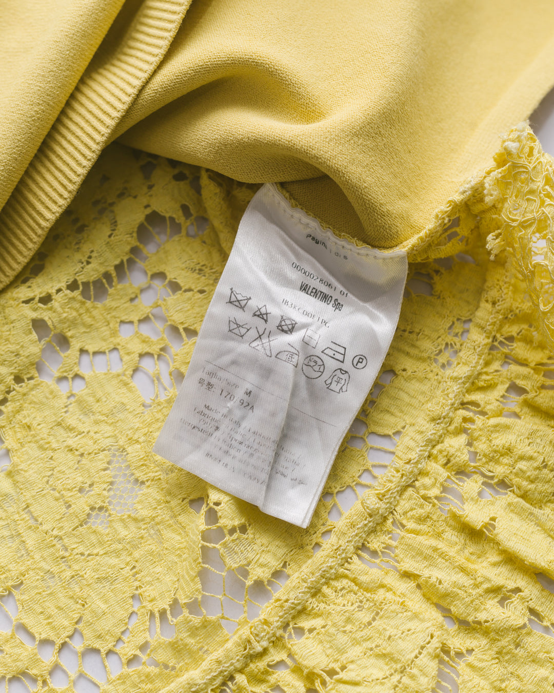 Valentino Lace & Knit Top