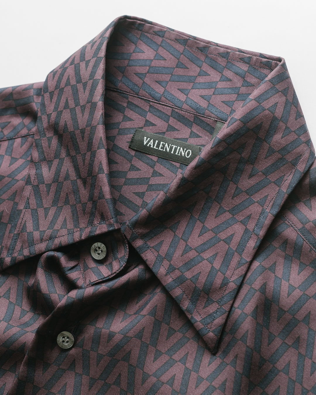 Valentino Logo Button Down