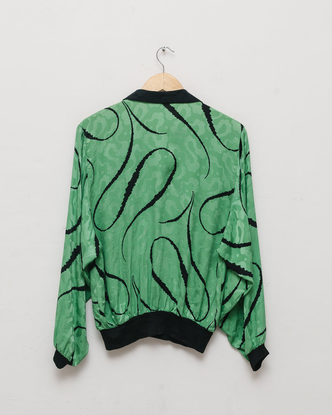 Valentino Miss V Silk Double Breasted Bomber