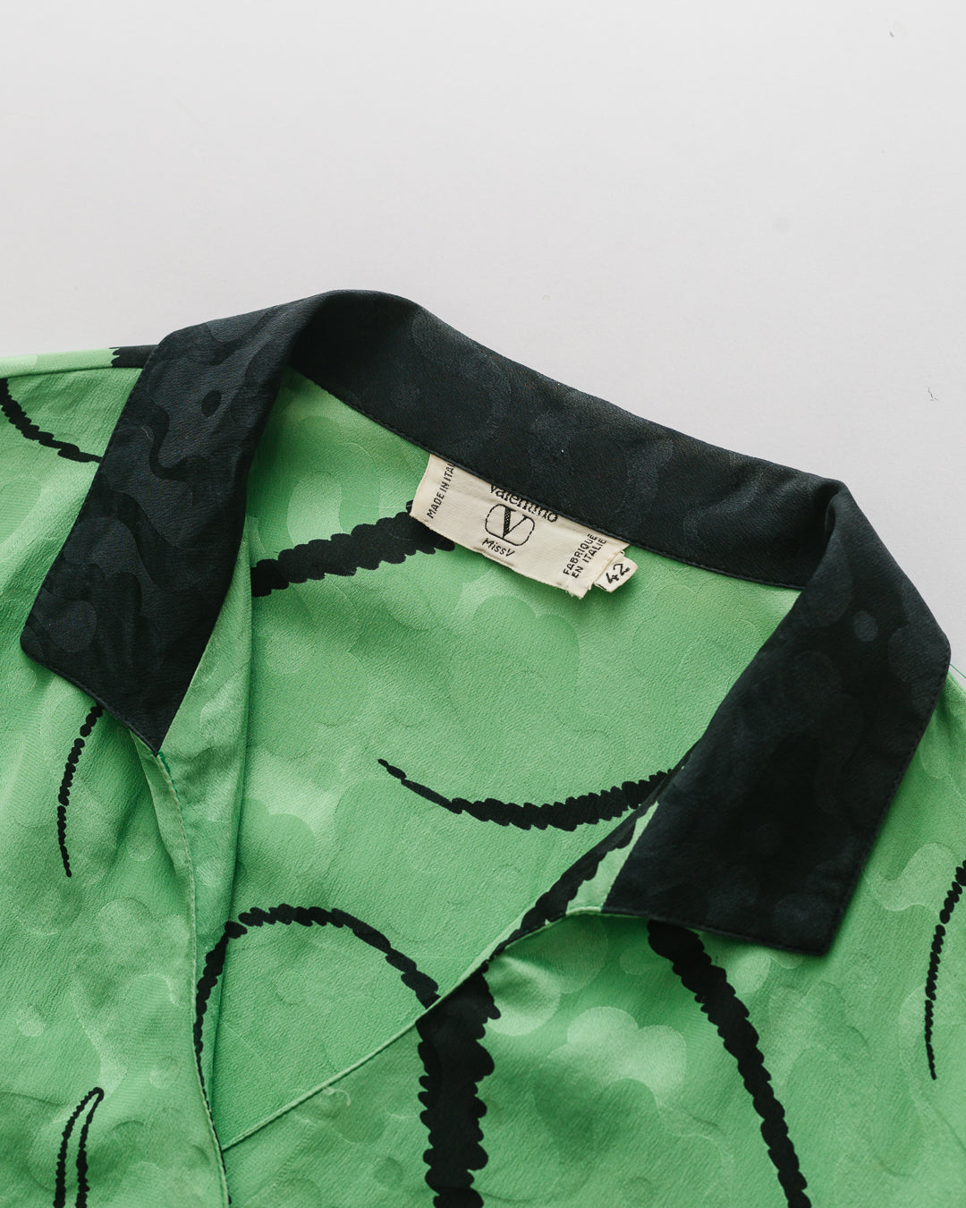 Valentino Miss V Silk Double Breasted Bomber