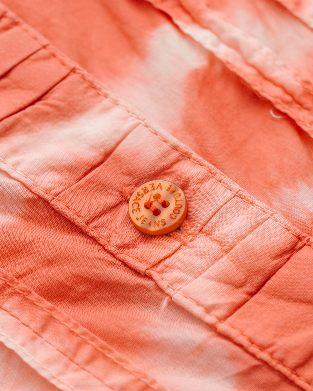 Versace Tie Dye Button Down