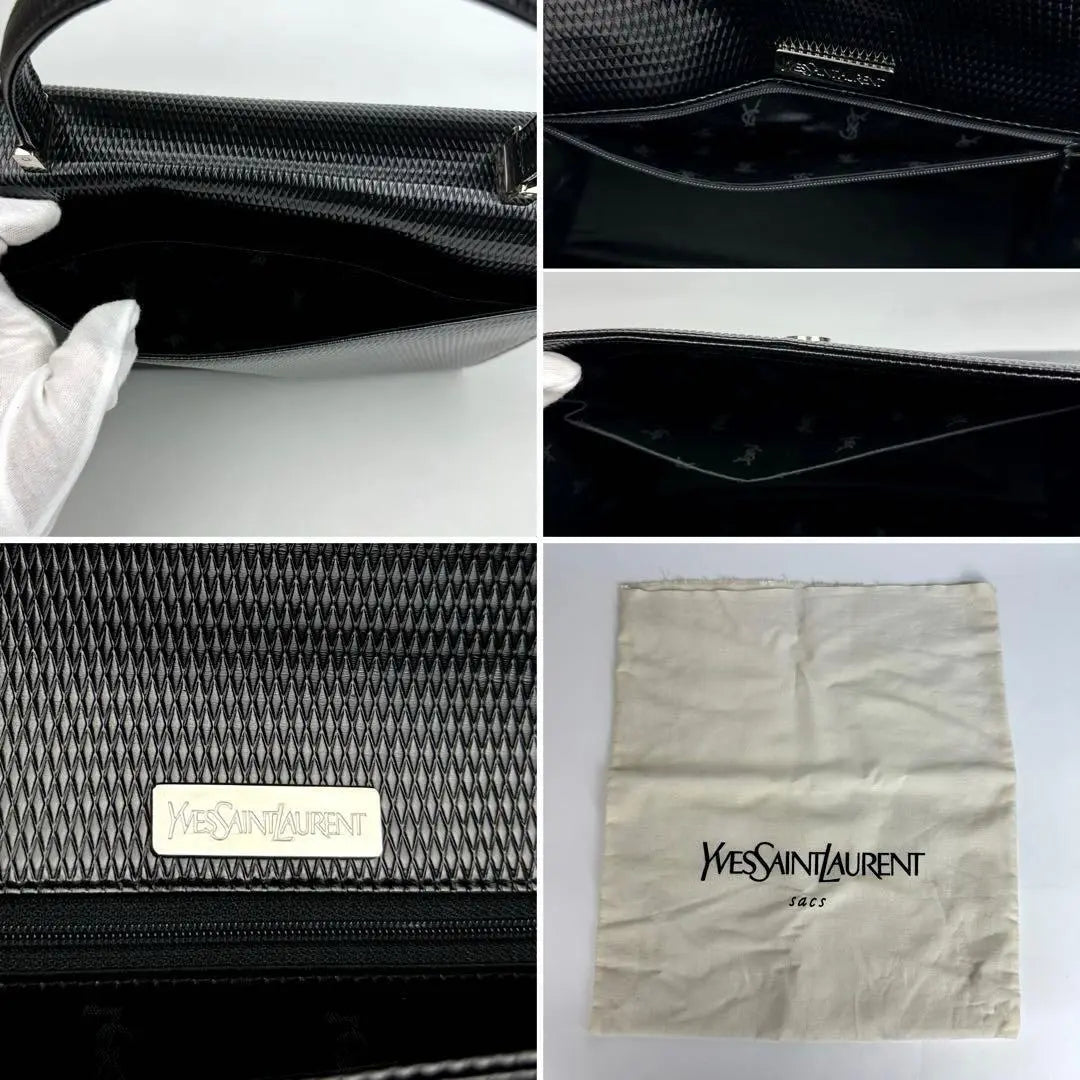 Yves saint laurent vintage black ysl handbag
