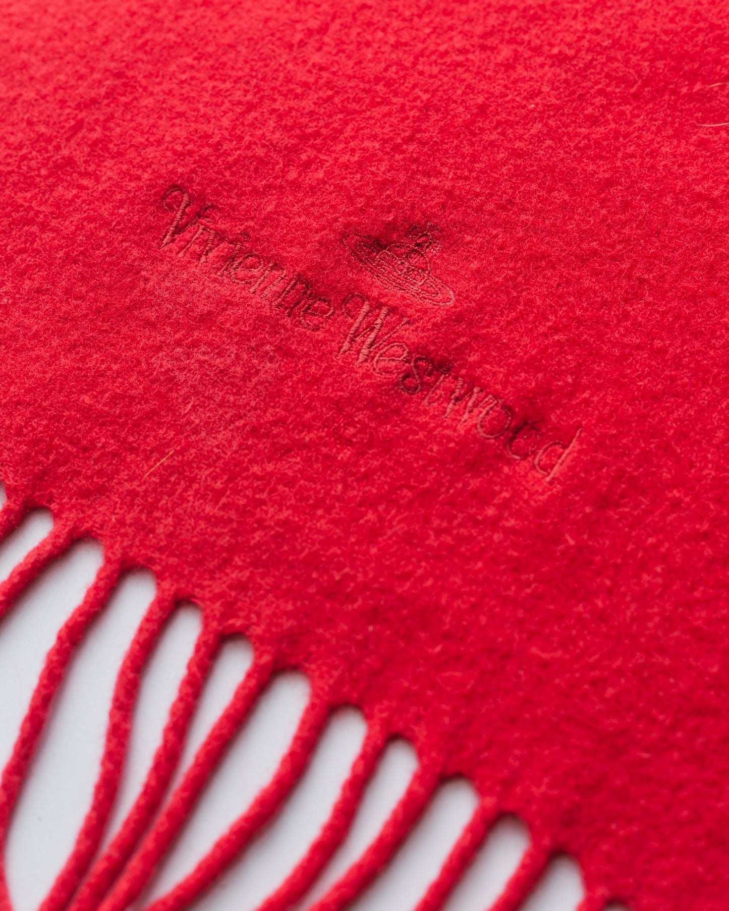 Vivienne Westwood Embroidered Logo Scarf