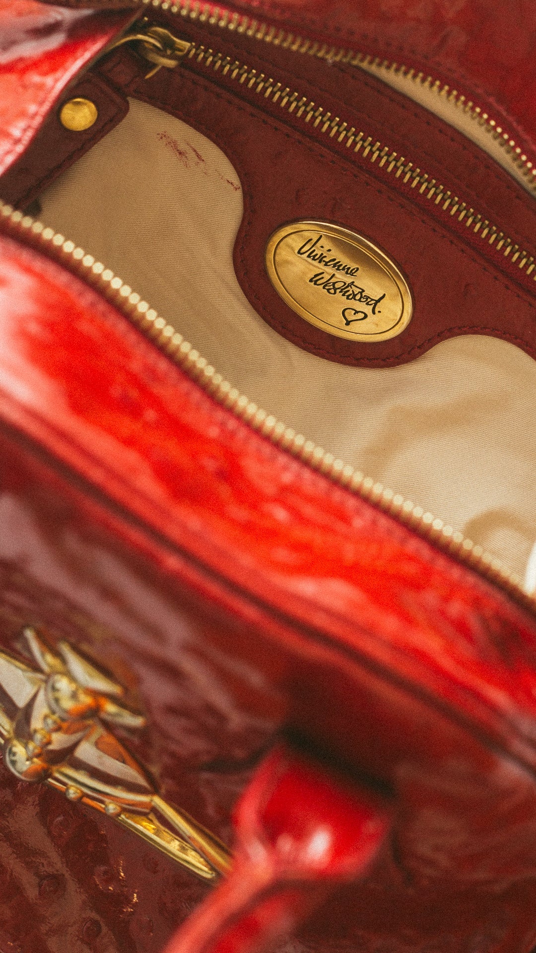 Vivienne Westwood Red Statement Bag