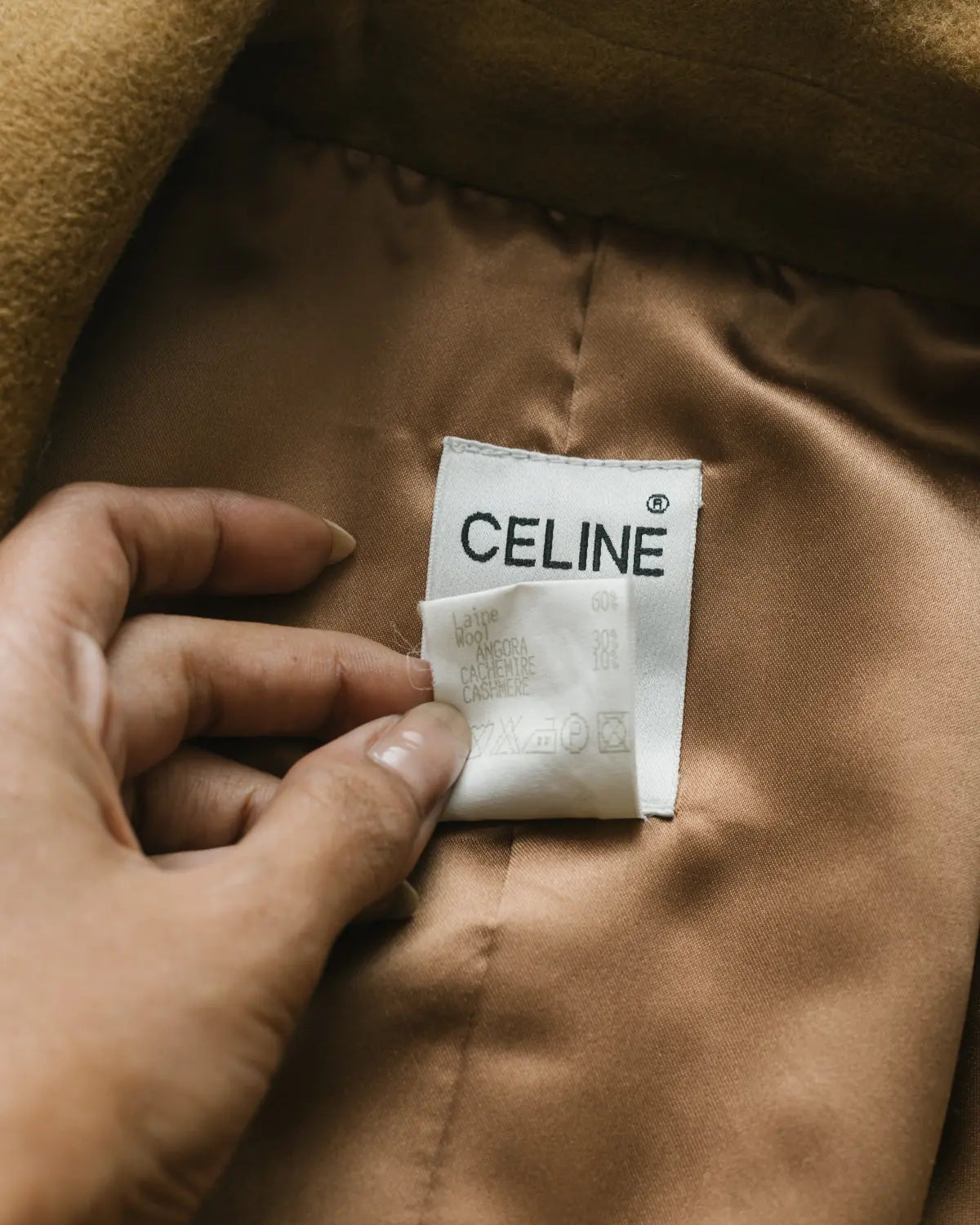 Celine wool & cashmere coat