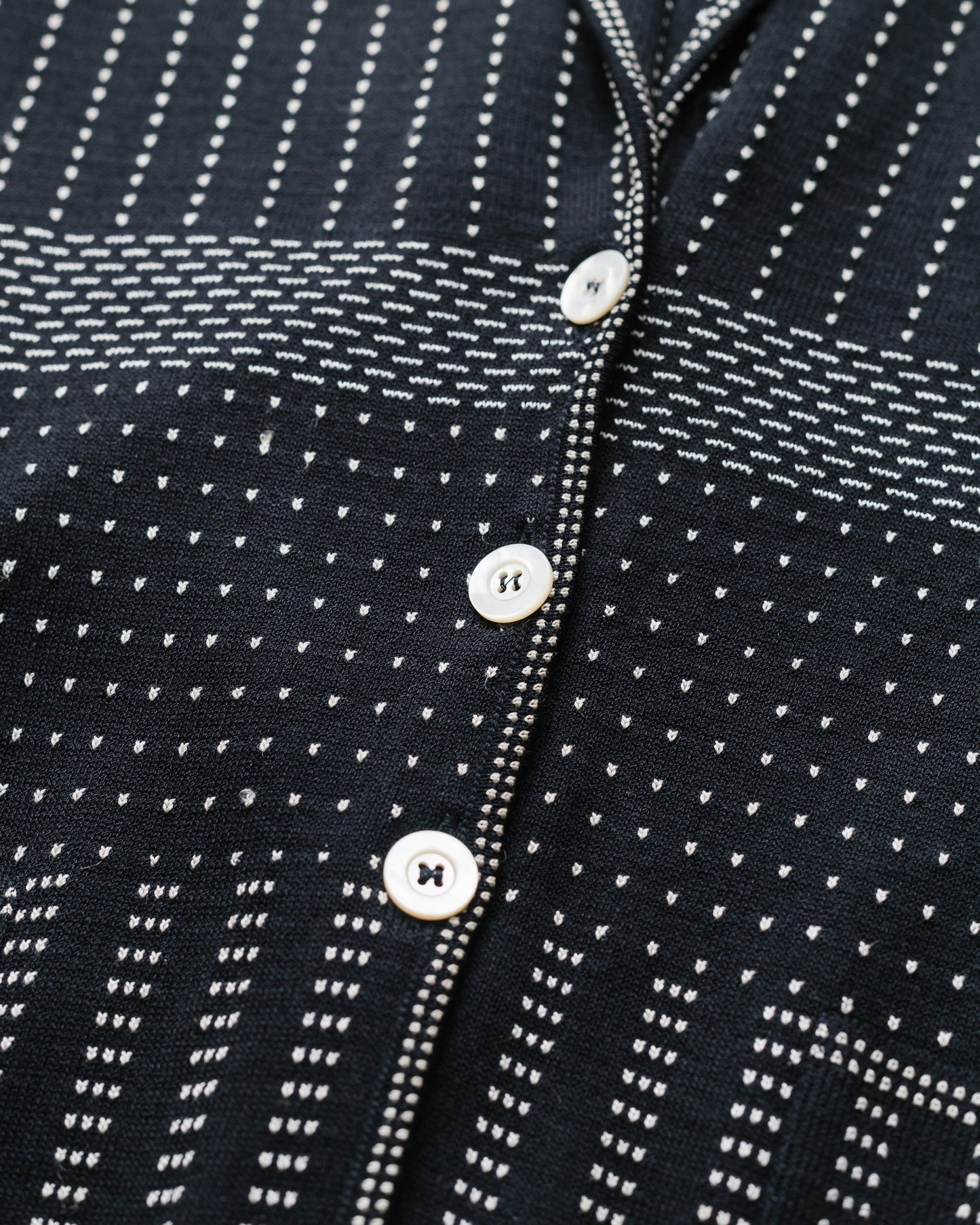 Wool & cotton knit blazer